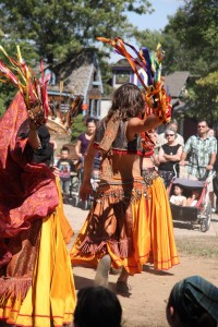 The gypsy dancers perform life dance