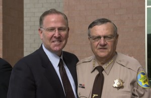 Maricopa County, Ariz. Sheriff Joe Arpaio claims he is “America’s toughest sheriff.” Arpaio comissioned Kobach to train Maricopa County officers how to detain suspected illegal immigrants. Photo courtesy Maricopa County Sheriff’s Office.   Photo courtesy Maricopa County Sheriff’s Office.