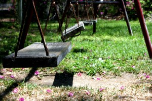 Thought playgrounds were for children? Think again. A simple date on the jungle gym or swing set can be a great way for couples to reminisce on their favorite childhood memories.