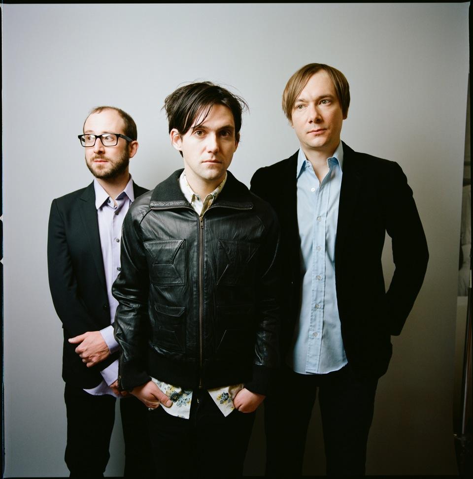 Mike Mogis, Conor Oberst and Nate Walcott of Bright Eyes.