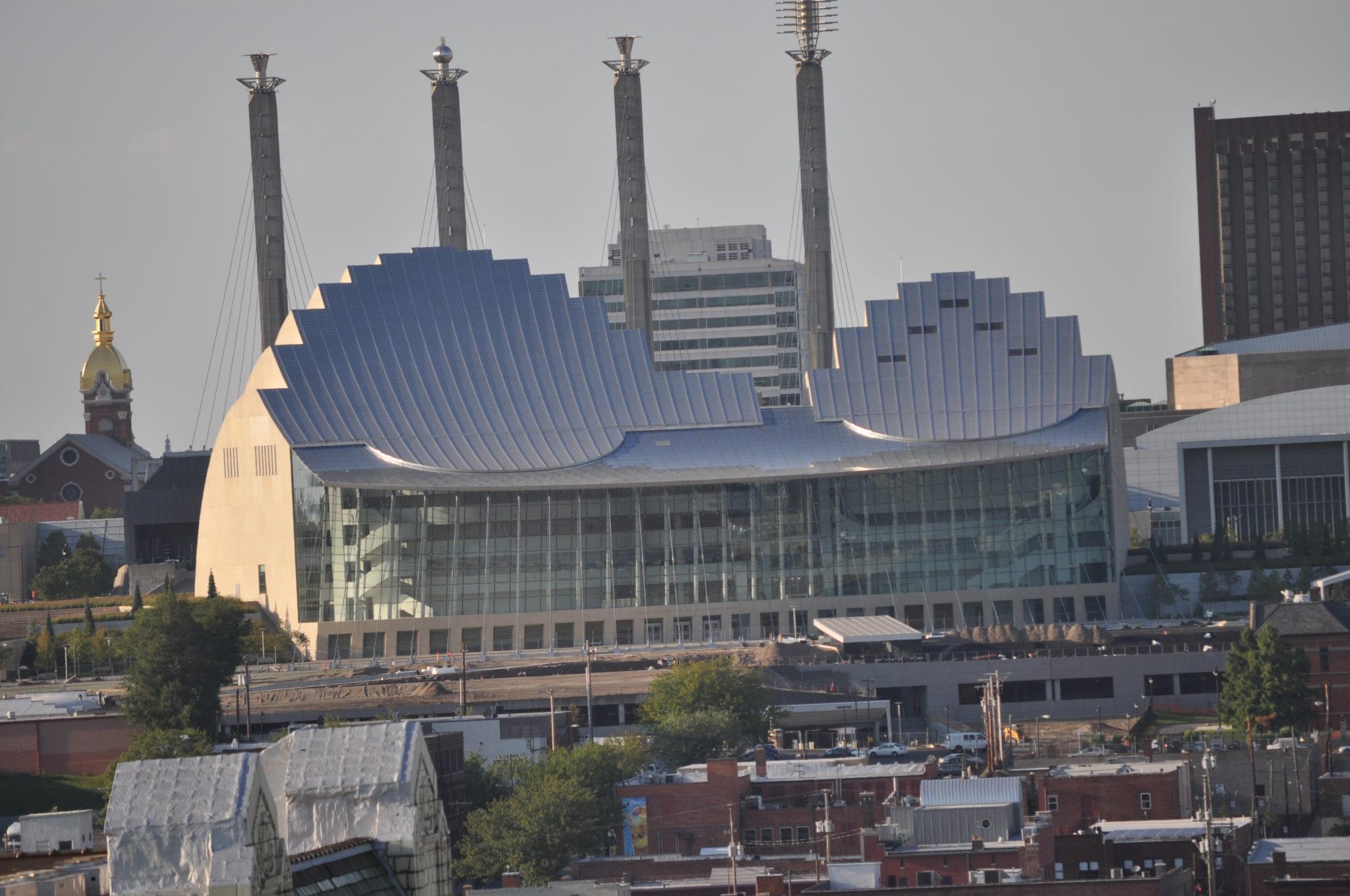 The Kauffman Center for the Performing Arts located at 1601 Broadway in Downtown Kansas City.