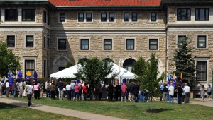 Last Friday’s ceremony outside Scofield Hall commemorated the life and accomplishments of Willet.