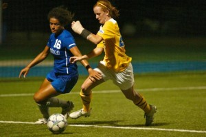 The women’s soccer team was off to a disappointing start, but improved its record to 2-5-3 last week. 