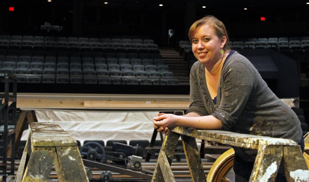 Kerith Parashak, Master of Fine Arts scenic designer, gets inspiration from contemporary theater.