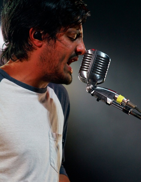 Young the Giant’s vocalist Sameer Gadhia’s energetic stage presence thrilled Friday’s crowd.