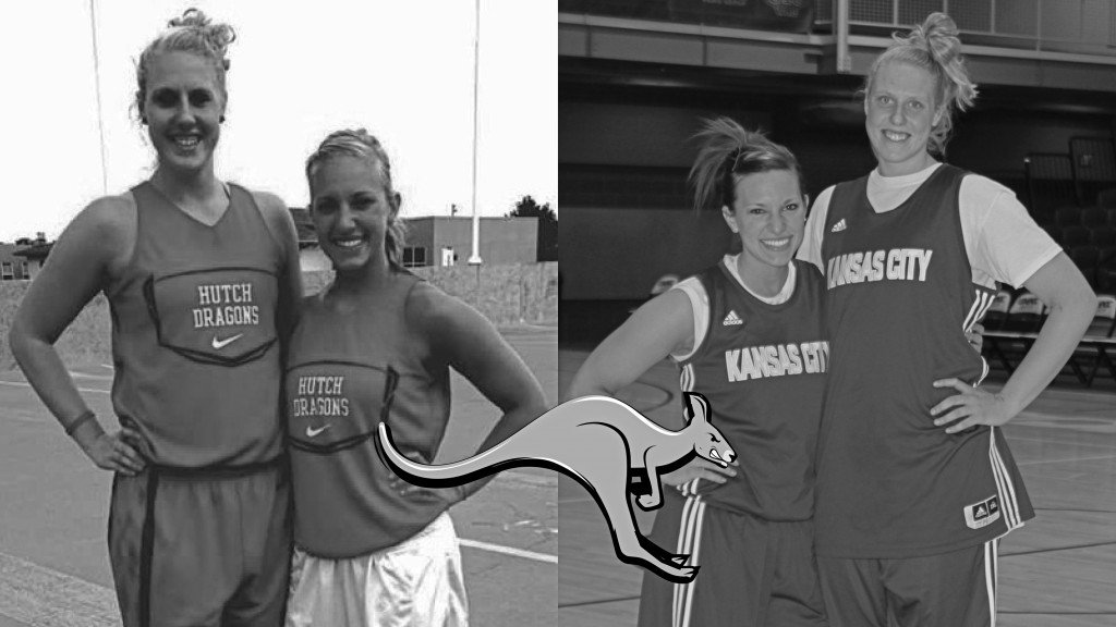 Kara Lee and Emile Blakesley have played together at both Hutchinson Community College and UMKC. Photo Courtesy: UMKC Athletics