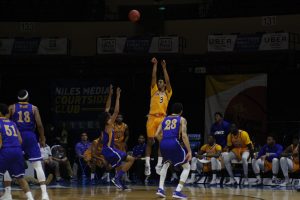 Kyle Steward had 14 points against CSU and 14 against Grand Canyon. (Photo | Chelsea Emuakhagbon)