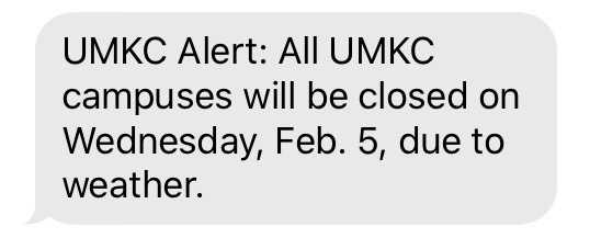 Students+confused+over+UMKC%E2%80%99s+inclement+weather+policy