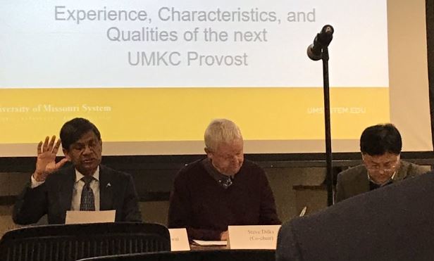 Provost search committee holds public forum
