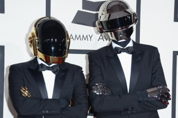 DJ duo Daft Punk at the 2014 Grammy Awards. (Billboard) 