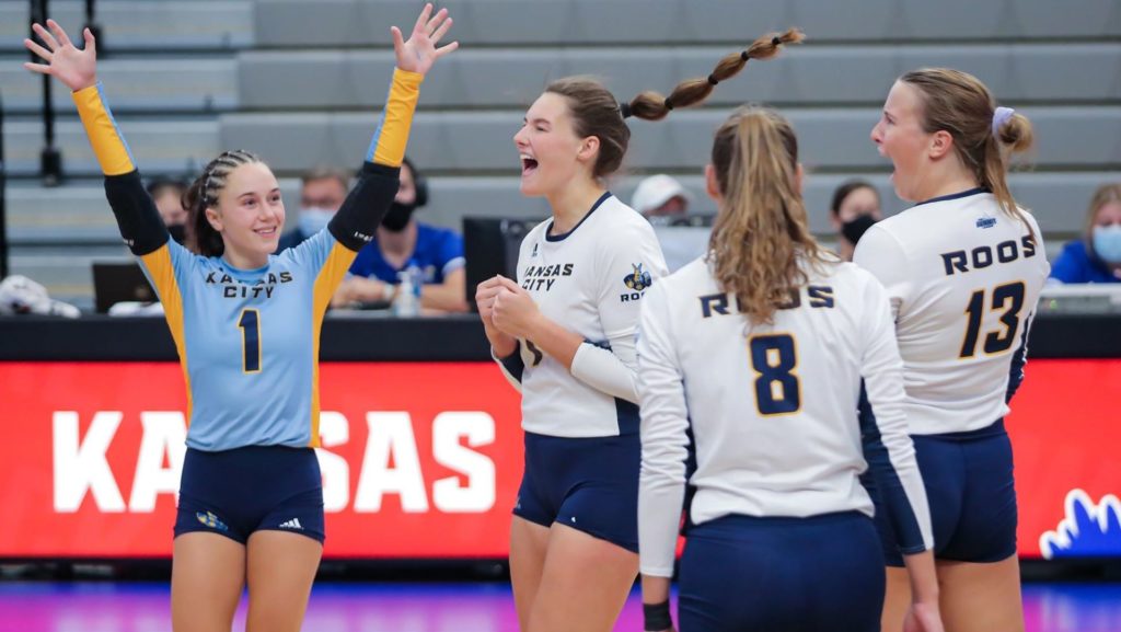 Volleyball opens conference play with a win