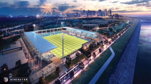 KC women’s soccer team announces new $70 million stadium at Berkley Riverfront