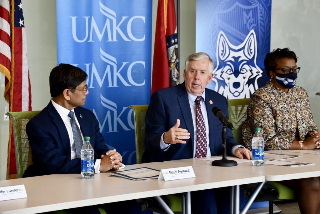 Missouri Gov. Mike Parson visits UMKC on Workforce and Education Tour