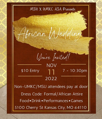 Fake African weddings are a popular trend on TikTok and UMKC wants to join on the fun.