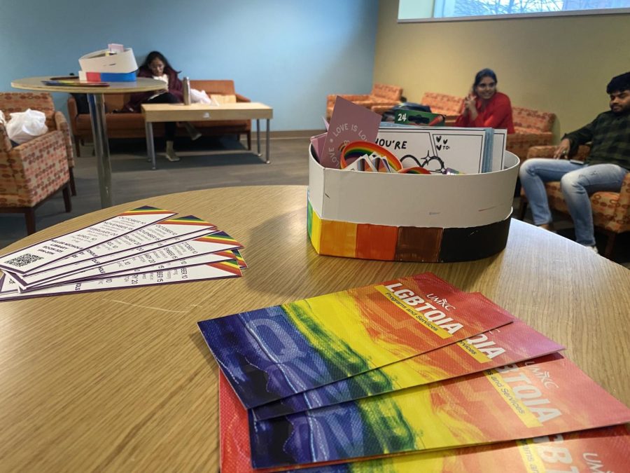 UMKC LGBTQIA Programs and Services provided resources for students at the event