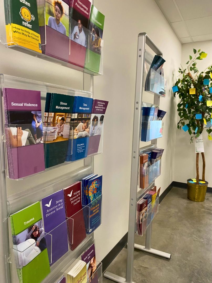 UMKC Counseling Services has a variety of pamphlets available regarding mental health. 