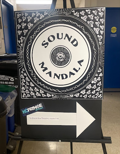 Sound Mandala poster at KC FringeFest 2024. 
