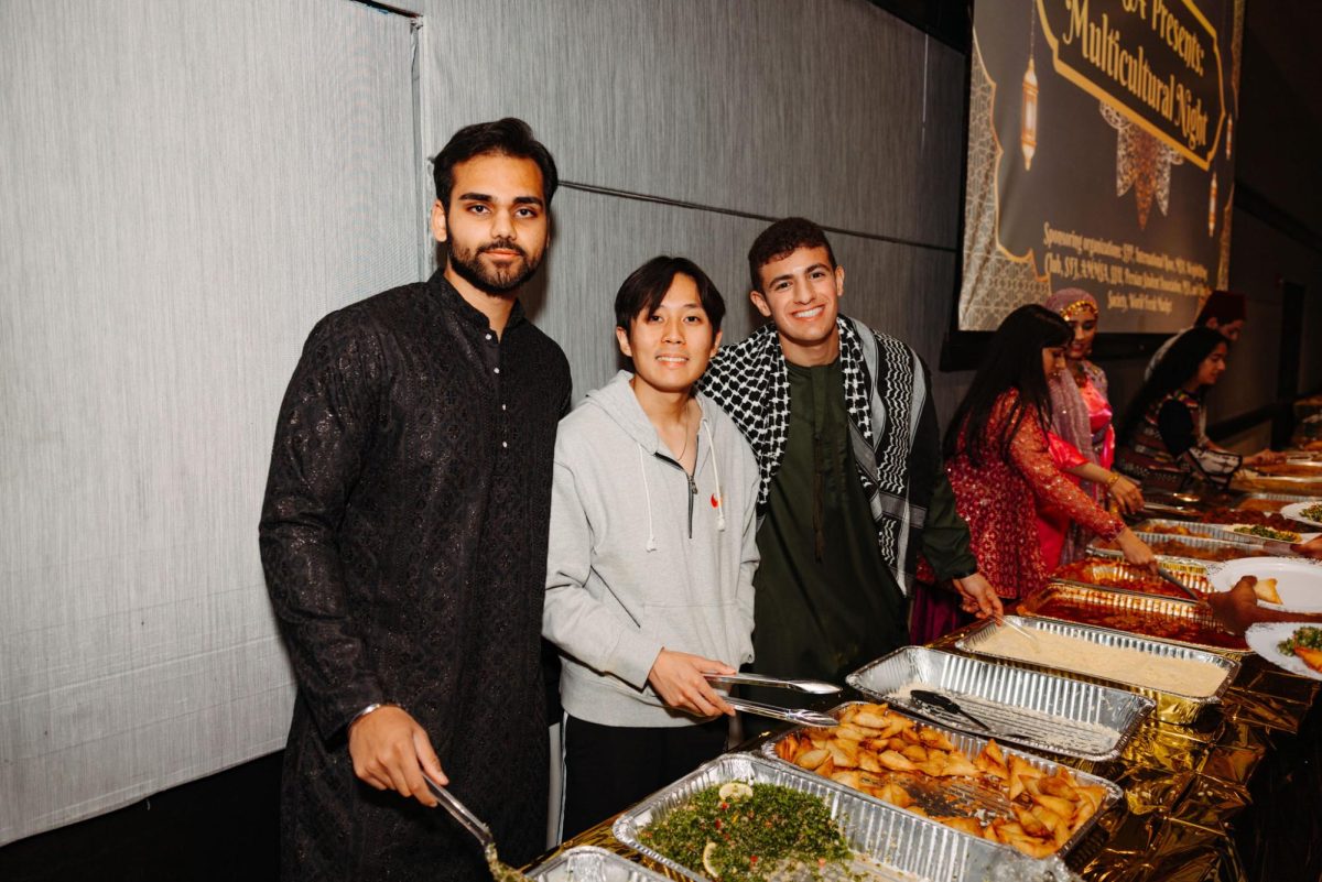 Students at the annual Multicultural Night. 