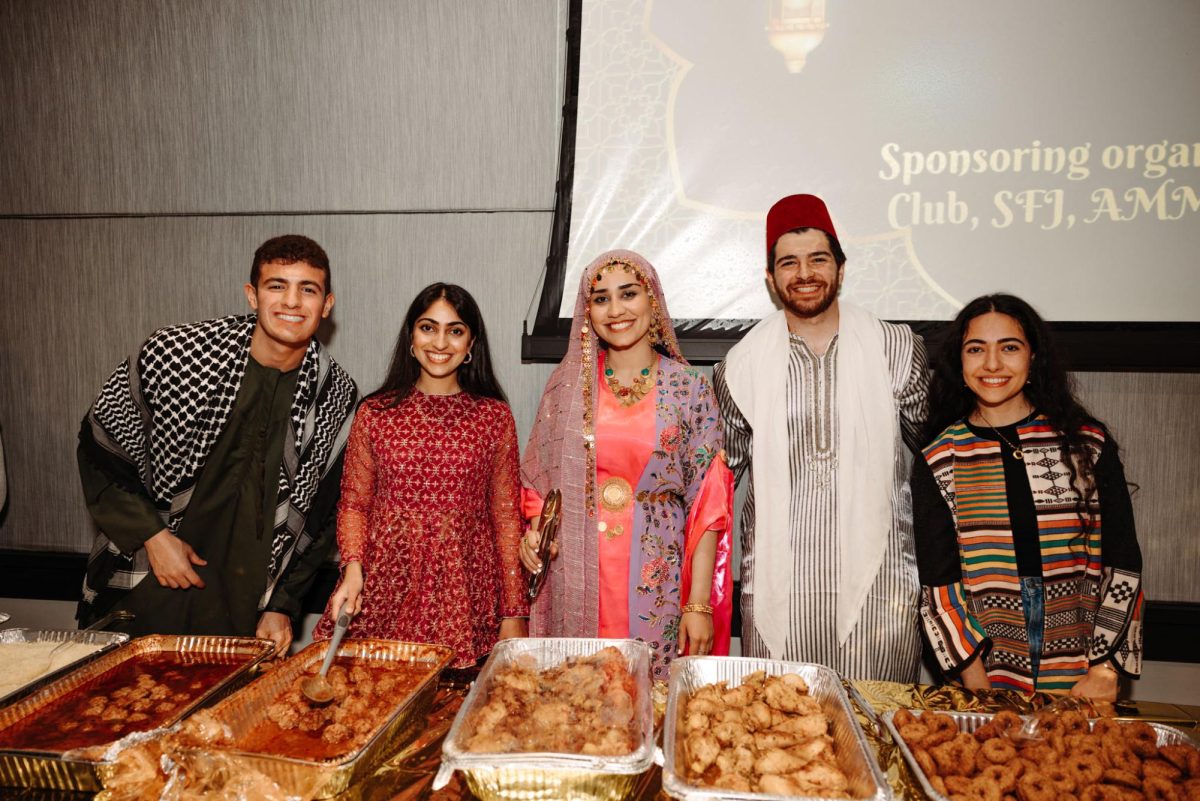 Students at the annual Multicultural Night. 