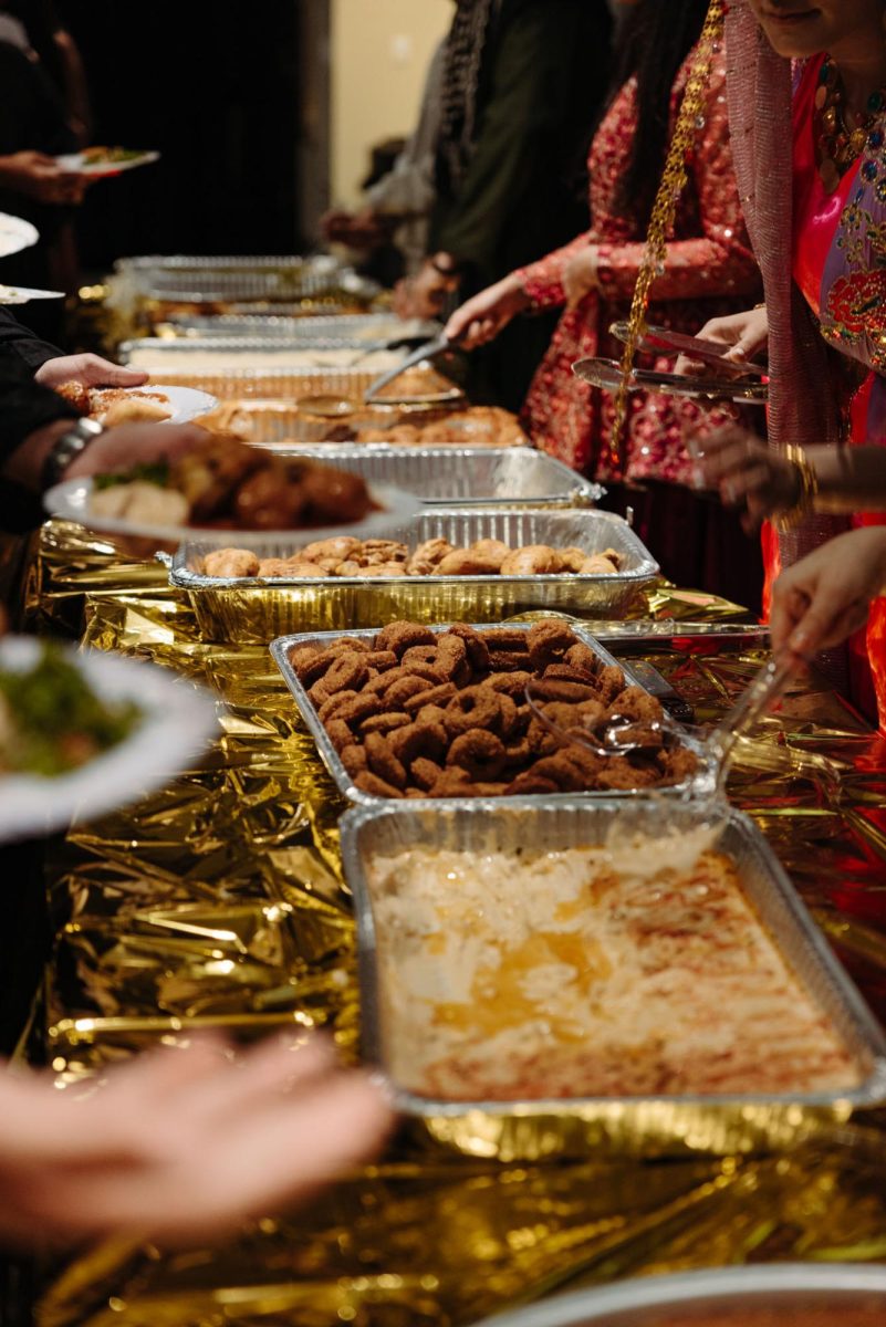 Various foods at annual Multicultural Night. 