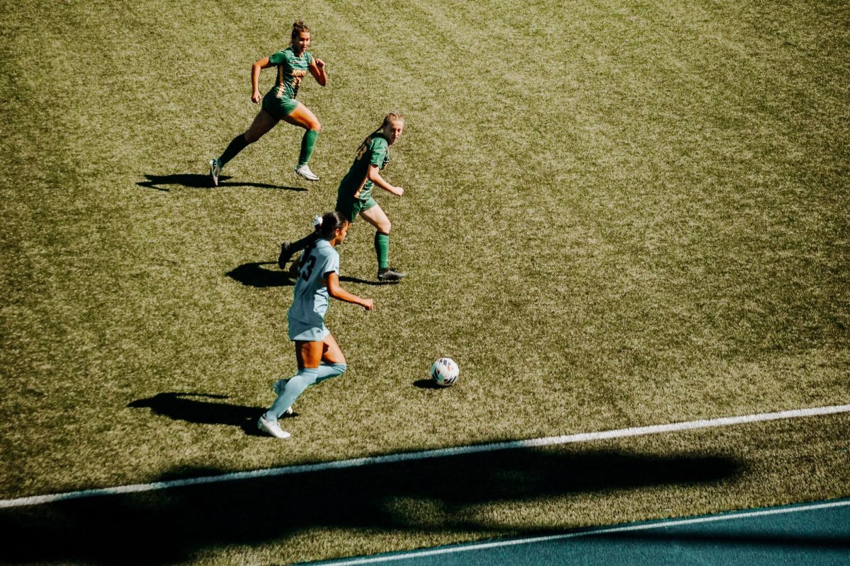 The Women’s soccer team. 