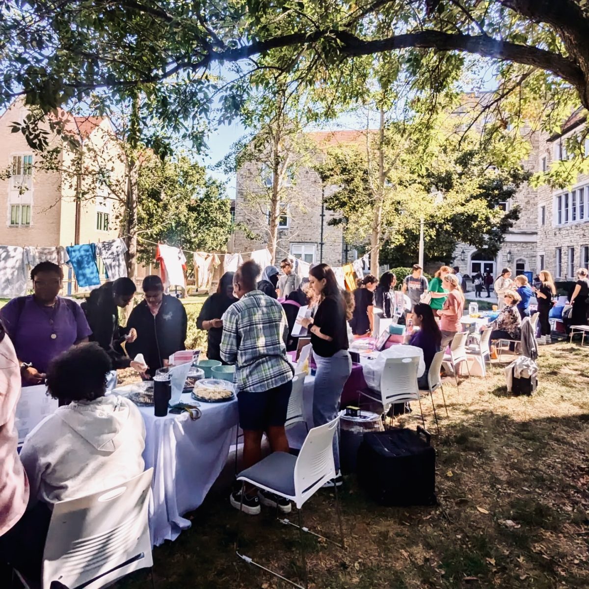 UMKC SAFE Domestic Violence Awareness Tabling Event.