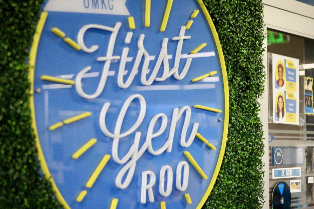First Gen Roo sign in the FGR space.