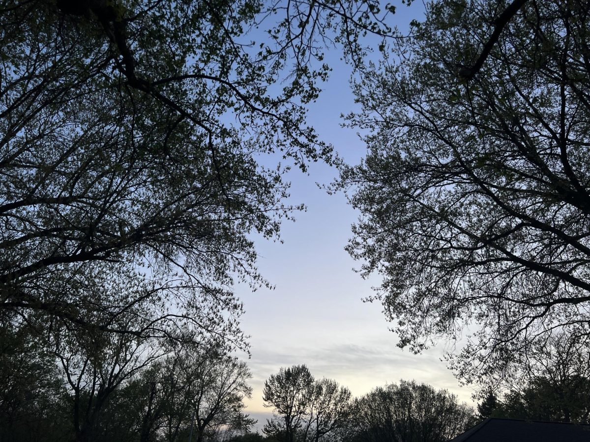 In Kansas City, MO, Sunday, April 13, 2025, the skies are clear, but tornado season continues until early June. 
