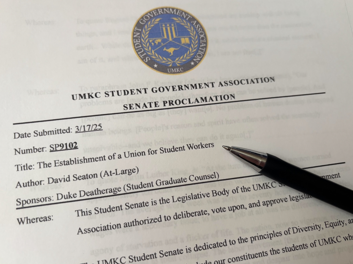 The proclamation submitted to SGA.