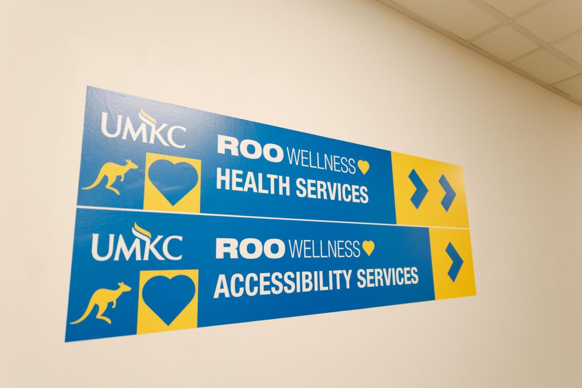 Roo Wellness and Student Accessibility Services Signs.