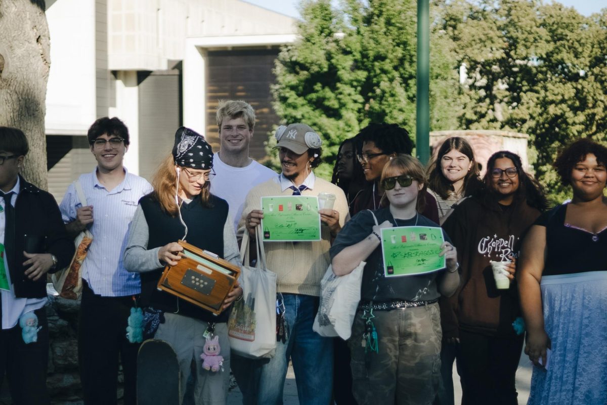 Winners and participants of the Performative Man contest.
