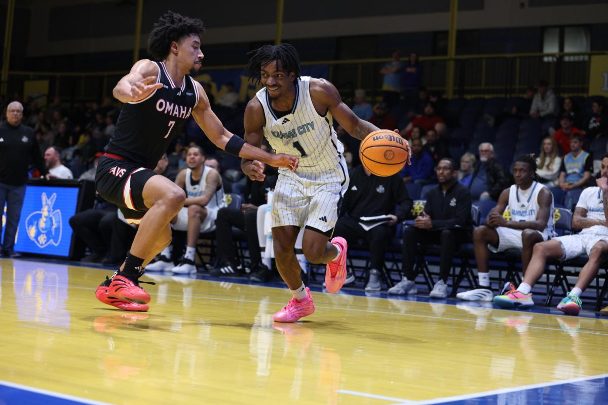 Junior guard Jayson Petty drives to the basket.