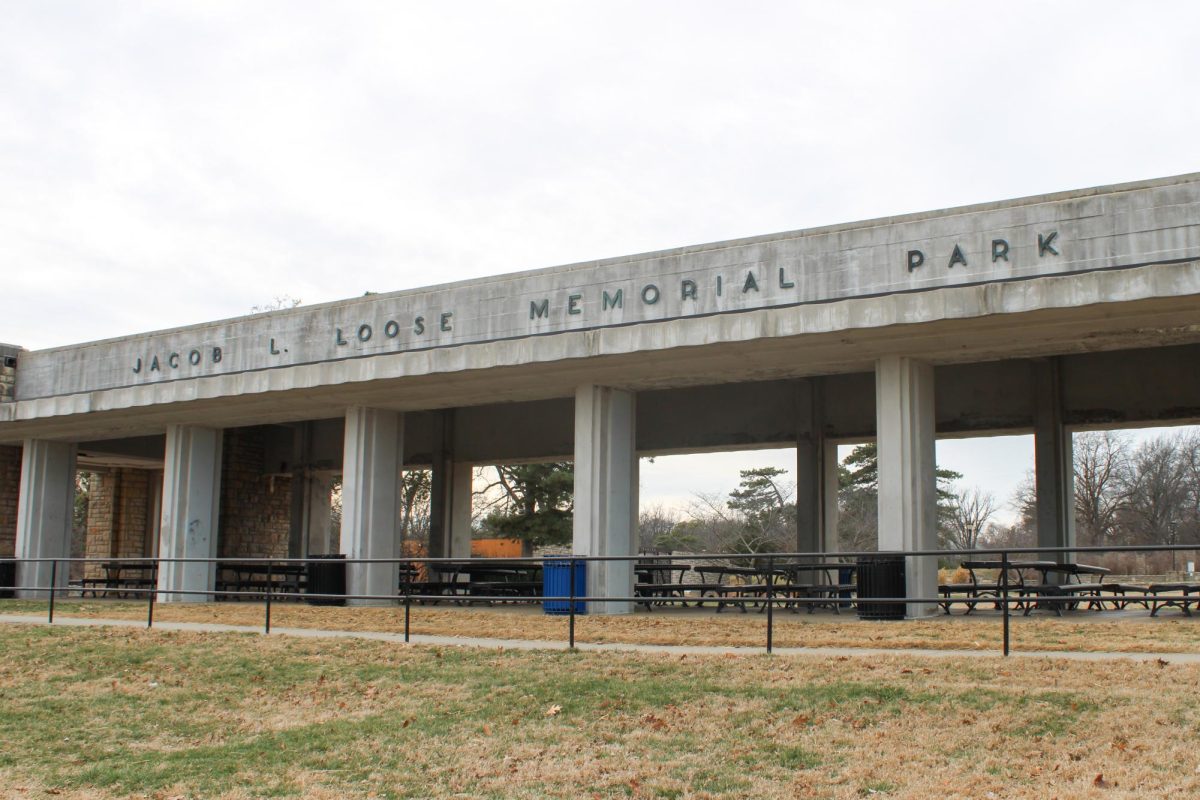 The shelter area at Loose Park, located on 5200 Wornall Road