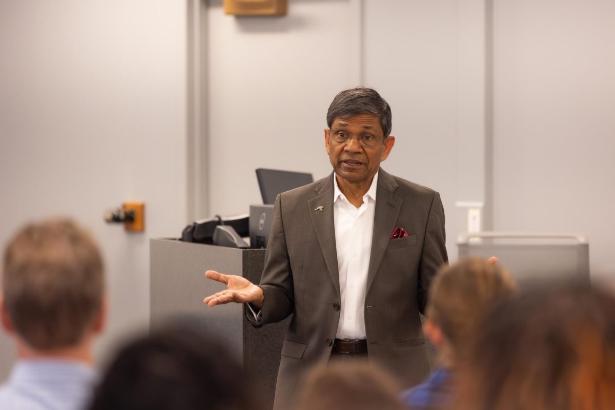 UMKC Chancellor Mauli Agrawal spoke to Roo News on Thursday, April 9 about the improvements he has made on campus, as well as some things the administration is still working on.