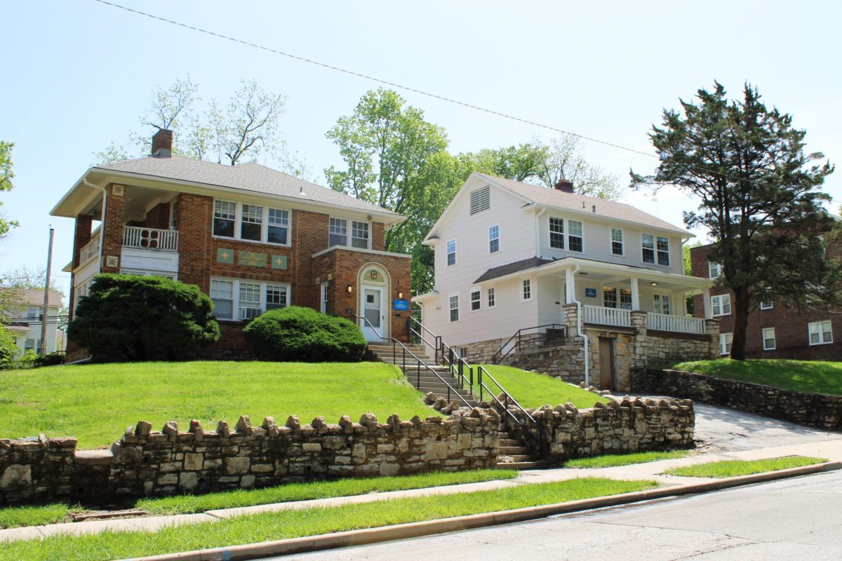 Two of the properties on Holmes Street that house the UMKC Institute for Human Development.